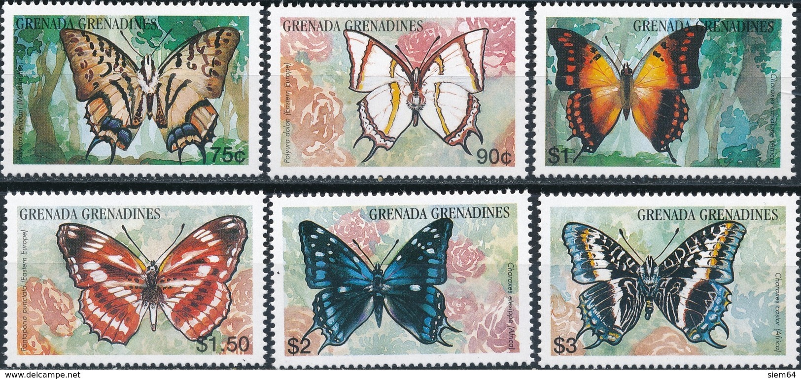 Grenada Grenadines  Butterflies - Vlinders