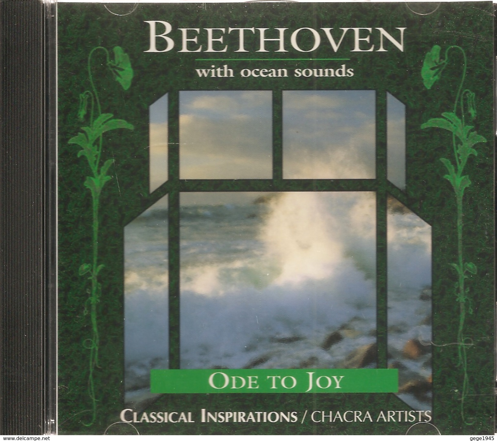 CD     Beethoven  "  With  Ocean  Sounds  "  Ode To Joy   De  1991    Avec  2  Titres De 26 Minutes   Chacun - Klassik