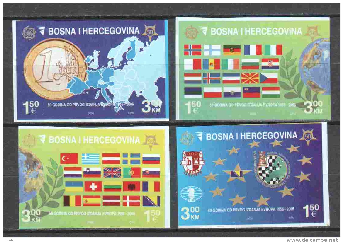 Bosnia Herzegovina 2005 Mi 419-422B MNH EUROPA CEPT - Bosnia And Herzegovina