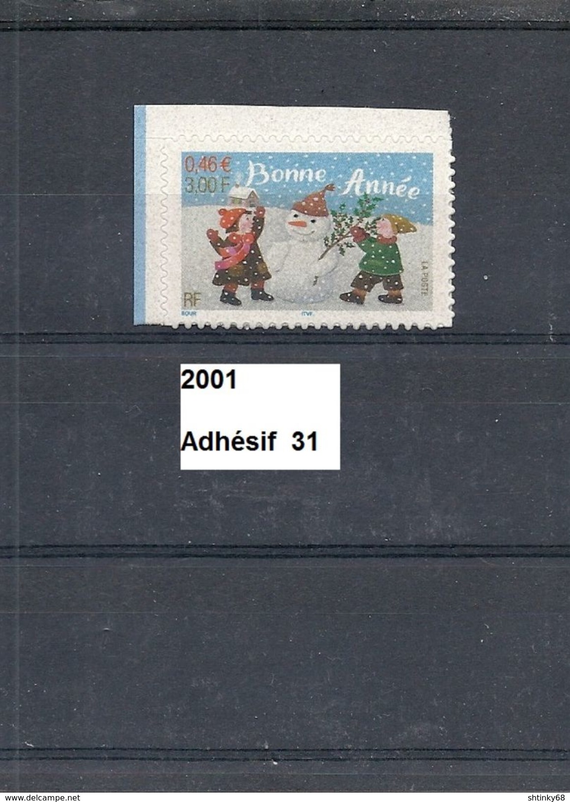 Adhésif De 2001 Neuf**  Y&T  N° Adh 31 (3437) - Neufs