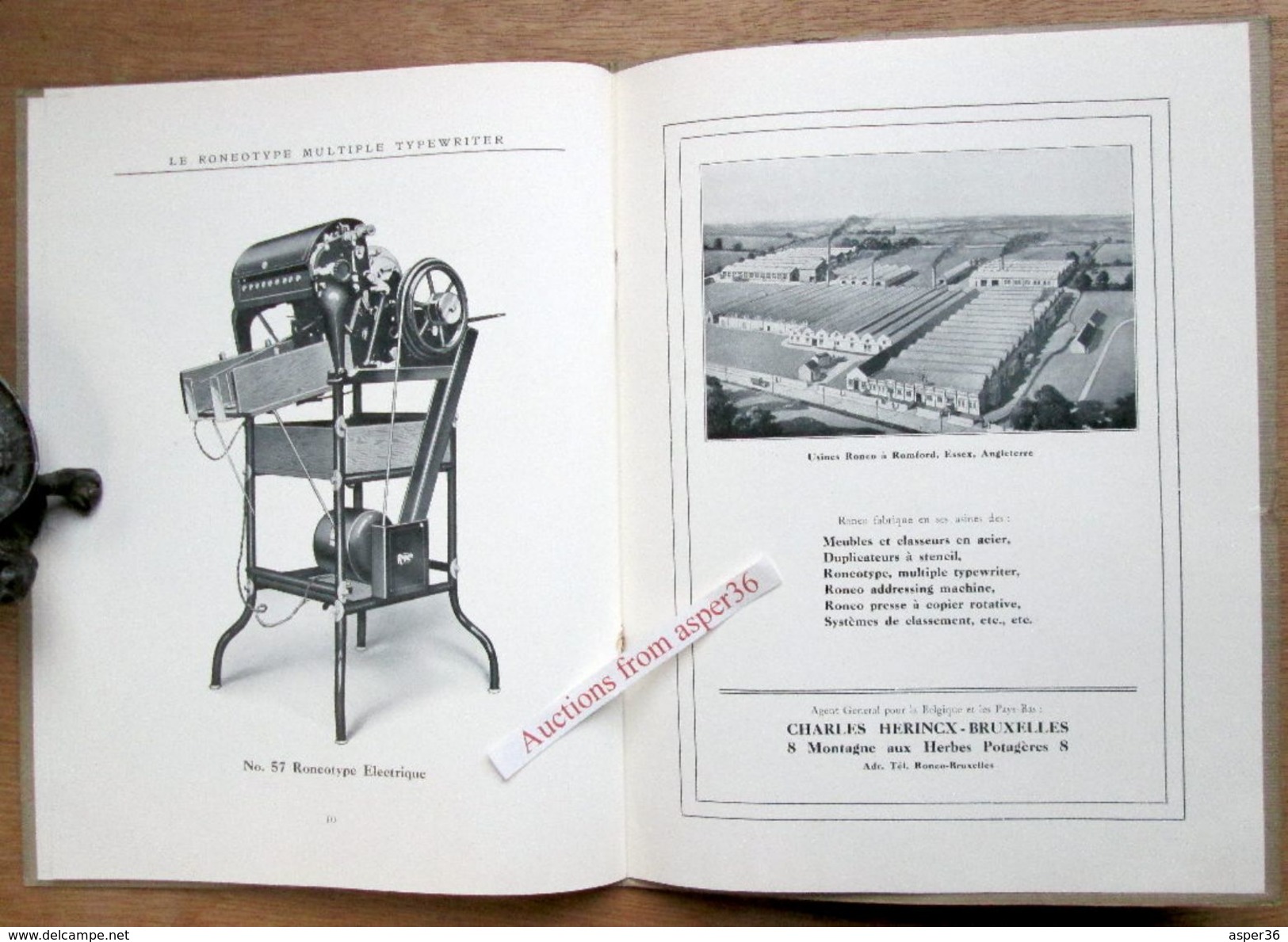 catalogue "Le Roneotype, Multiple Typewriter, Romford, Essex, England"