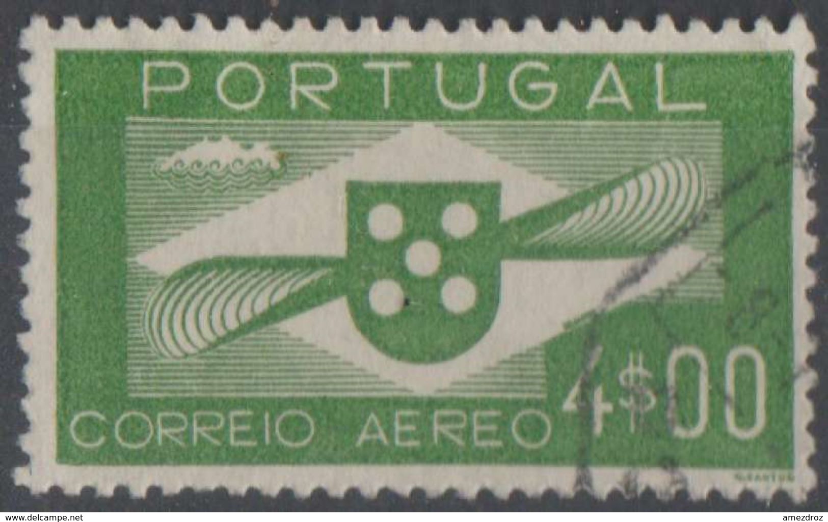 Portugal Poste Aérienne 1937-41 N° 5 (afp1) - Oblitérés