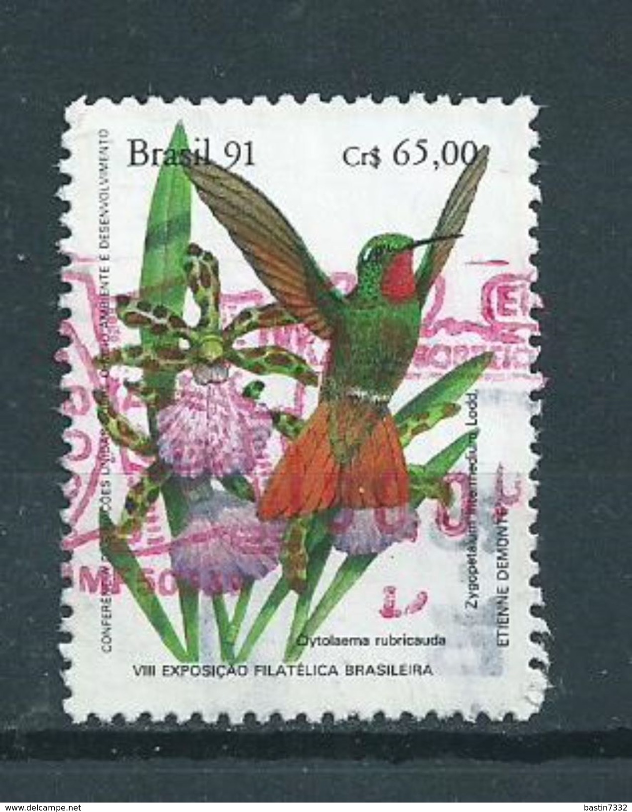 1991 Brazil Bird,oiseaux,vögel Used/gebruikt/oblitere - Gebruikt