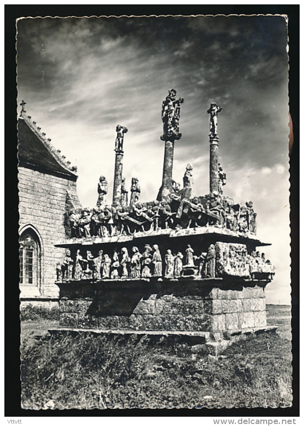 SAINT-JEAN-DE-TROLIMON (29, Finistère) : Calvaire De Tronoën (non Circulée) 2 Scans - Saint-Jean-Trolimon