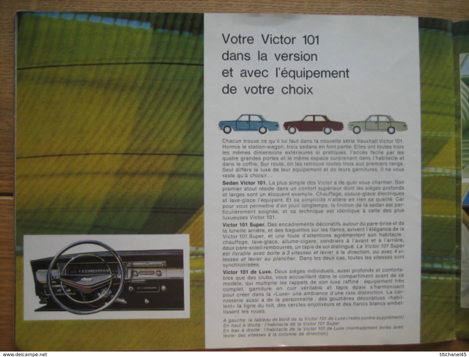 Catalogue publicitaire de 1964 automobile VAUXHALL VICTOR 101 - 20 PAGES