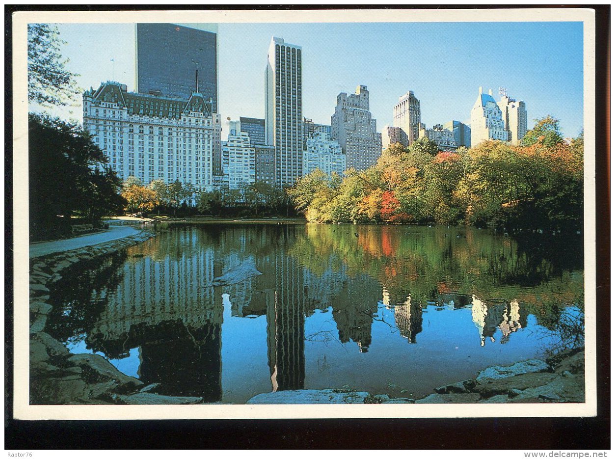 CPM Neuve Etats Unis NEW YORK Finest Hotels Are Mirrored On Central Park's Fabulous Lake - Central Park