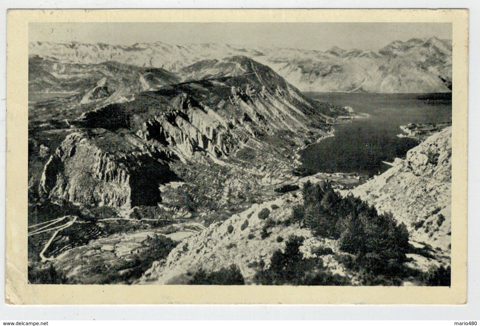 BOKA  KOTORSKA   BOCCHE  DEL  CATTARO  1941       (VIAGGIATA) - Montenegro