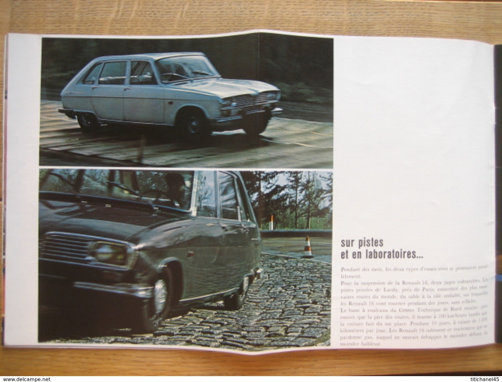 Catalogue publicitaire de 1965 automobile RENAULT 16 - 32 pages