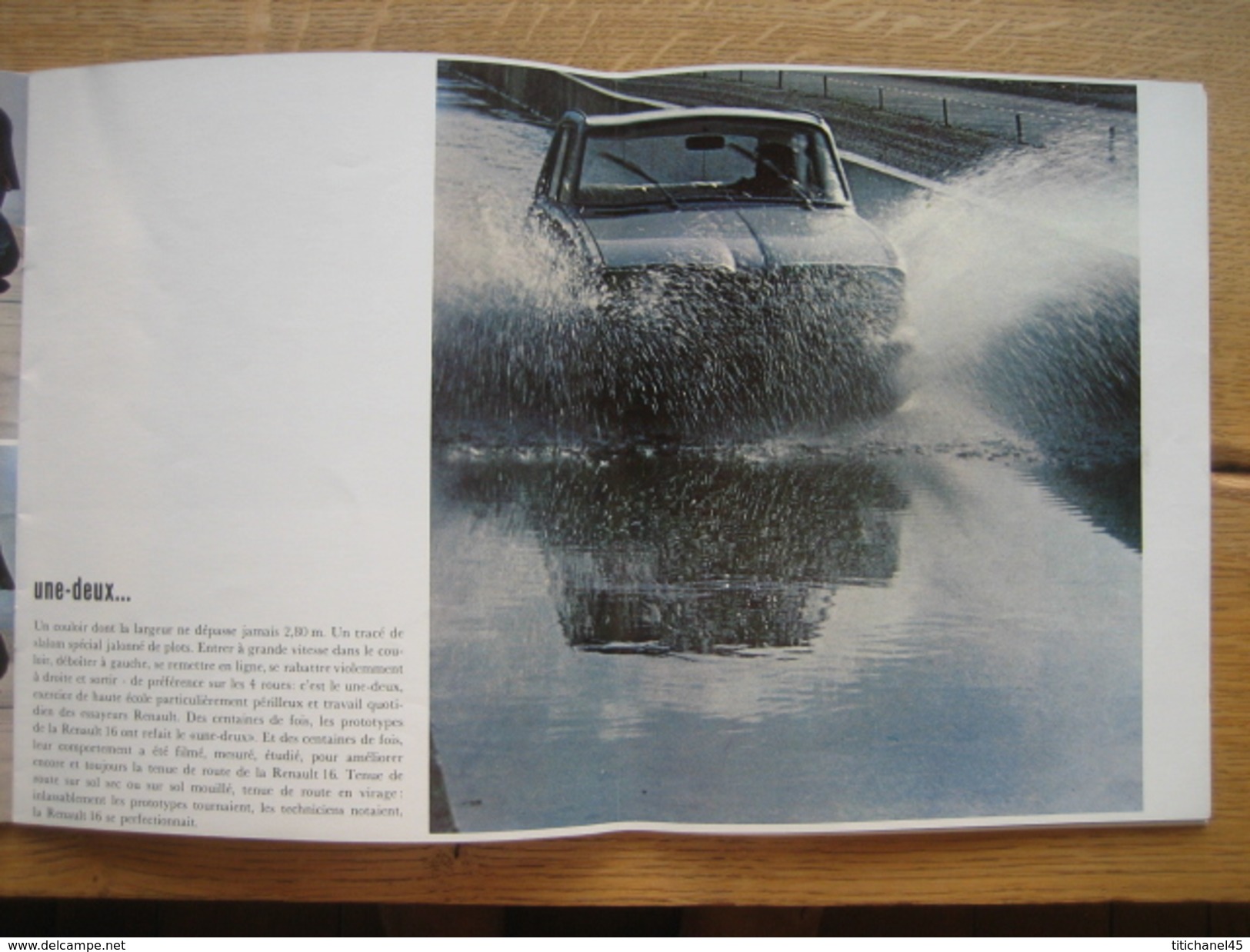 Catalogue publicitaire de 1965 automobile RENAULT 16 - 32 pages