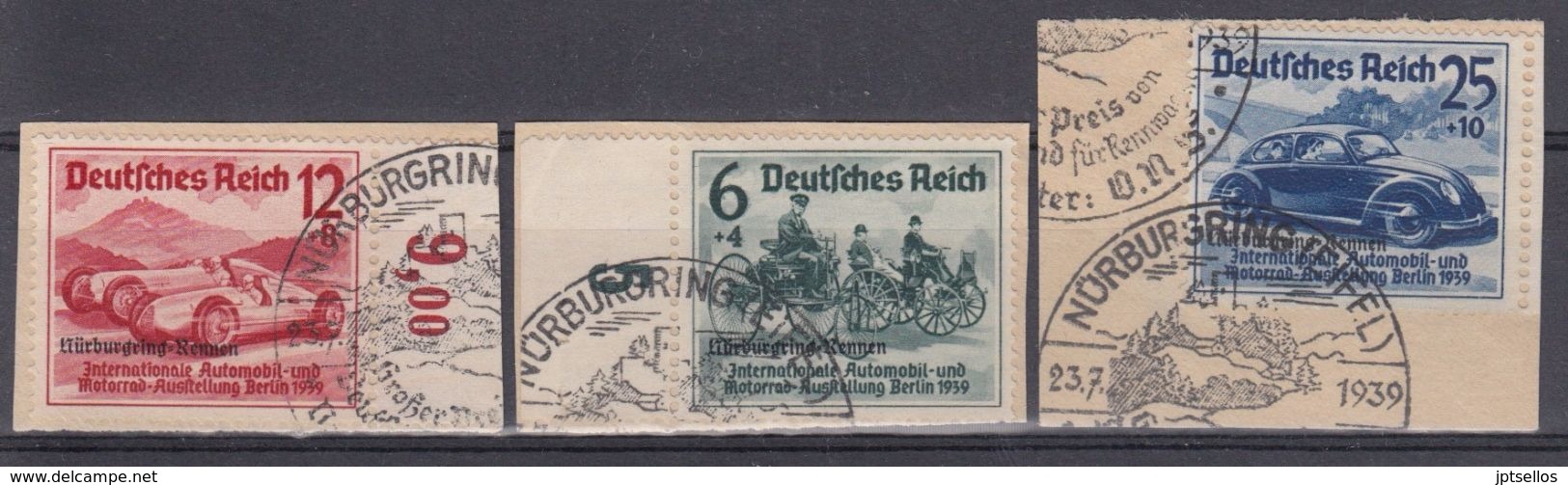 ALEMANIA IMPERIO 1939 Nº 629A/29C USADO - Used Stamps