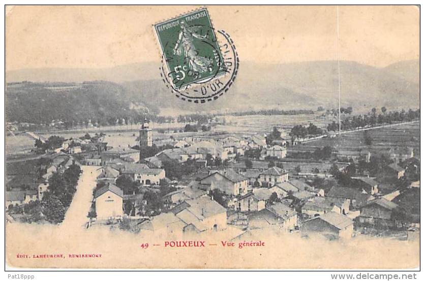 88 - POUXEUX ELOYES : Vue Générale - CPA - Vosges - Pouxeux Eloyes