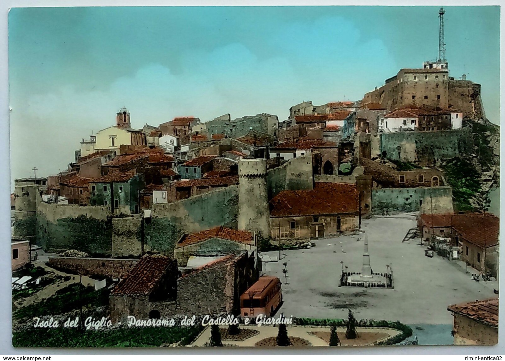 ISOLA DEL GIGLIO (GROSSETO) - Panorama Del Castello E Giardini - Grosseto