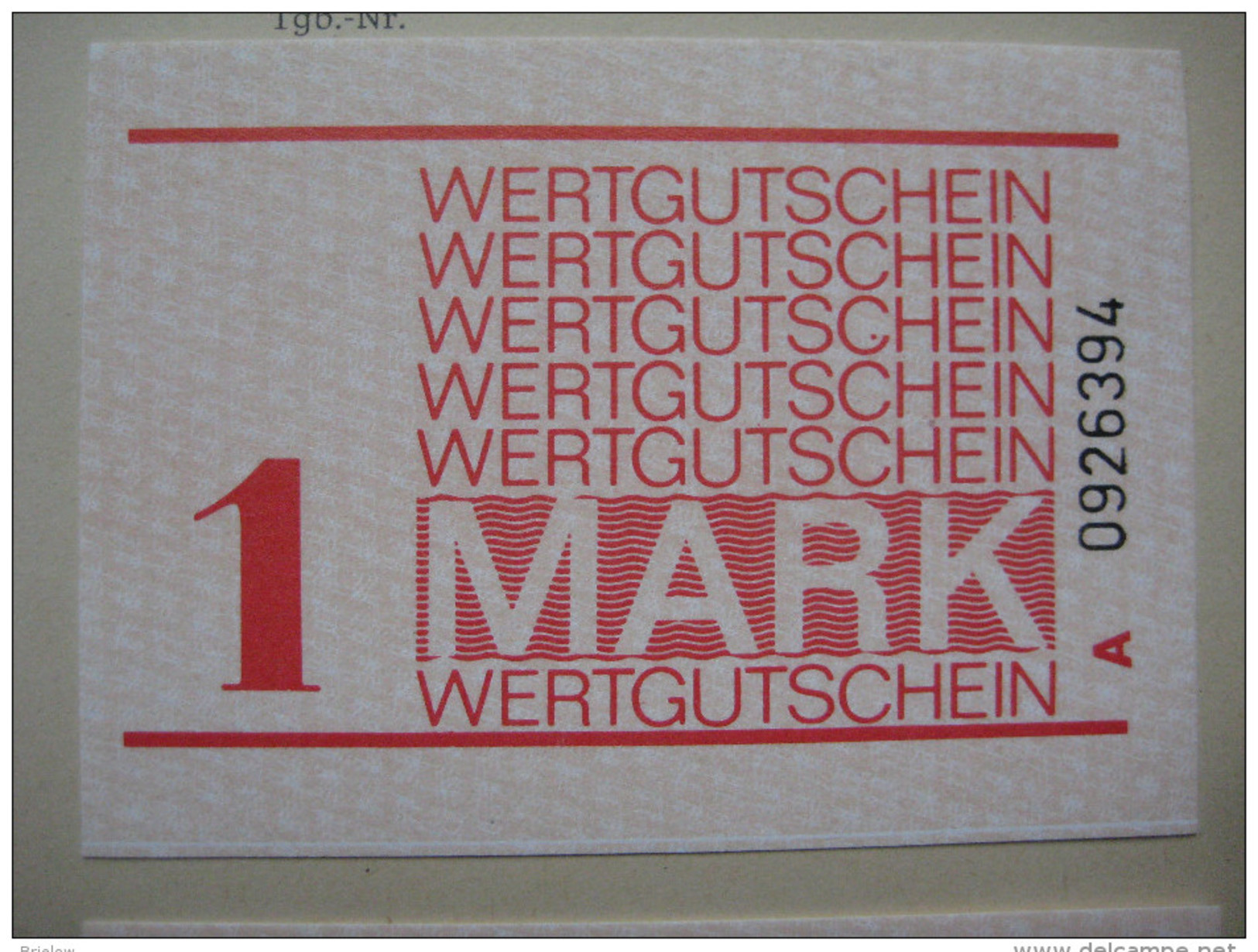 Selten: Gefängnisgeld Knastgeld Prison Money DDR GDR Staatssicherheit Stasi Haft MfS Gefangenengeld East Germany - Other & Unclassified