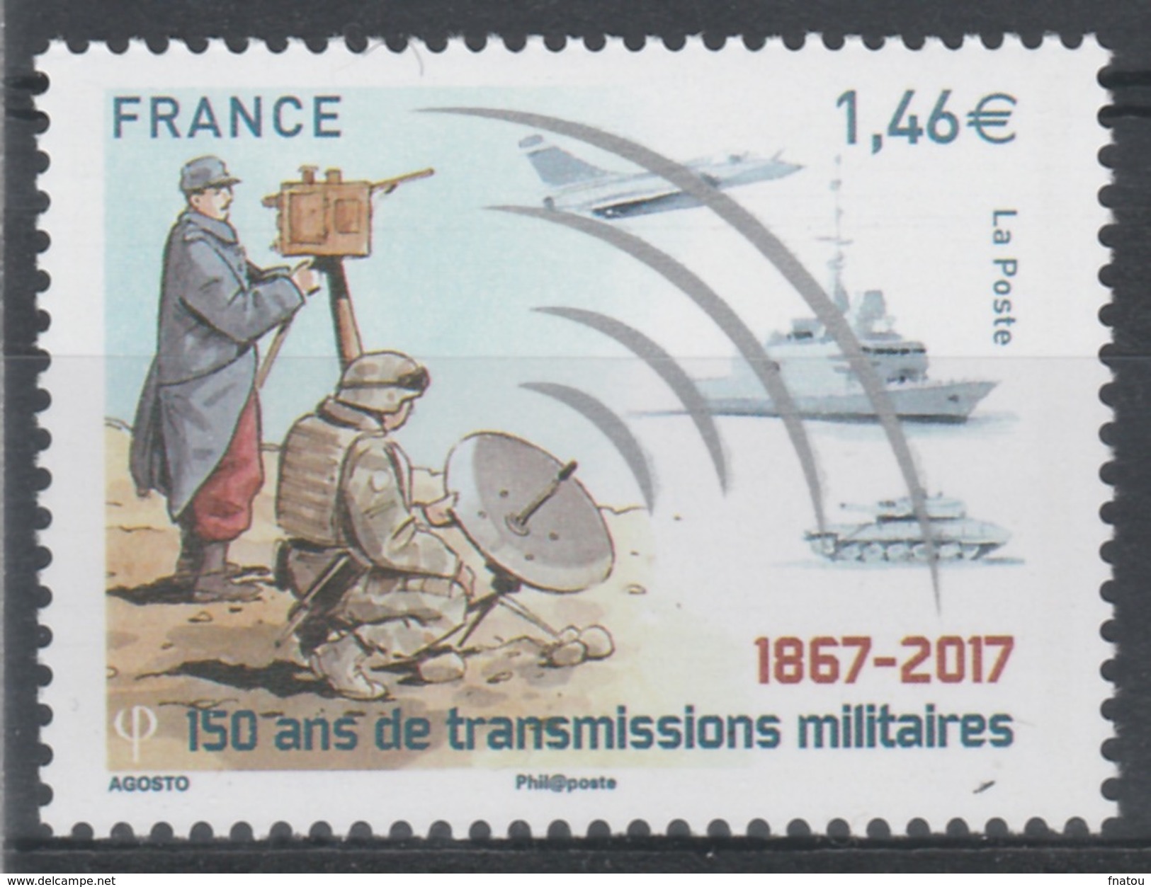 France, Military Communications, 2017, MNH VF - Nuovi