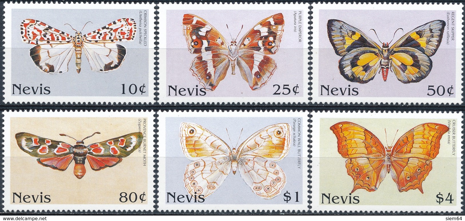 Nevis  Butterflies - Papillons
