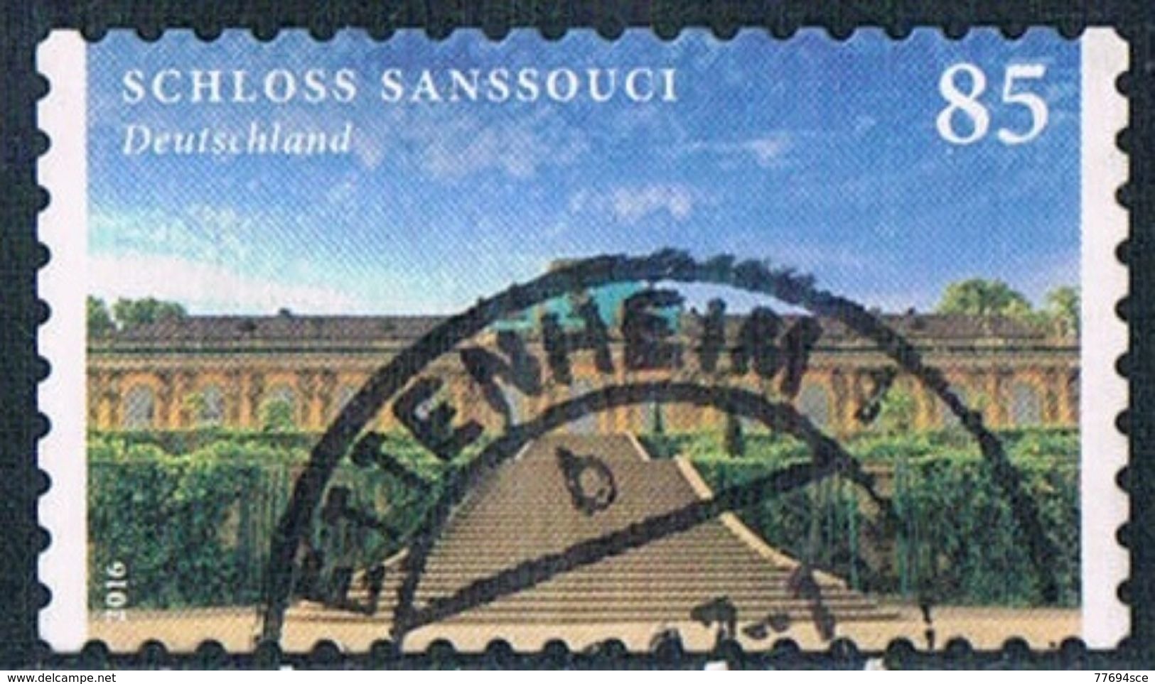 2016  Schloss Sansouci  (selbstklebend) - Oblitérés