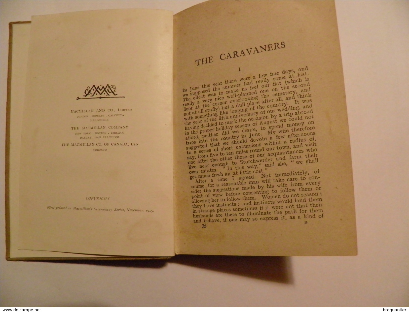 The Caravaners By The Author Of Elizabeth And Her German Garde. - 1900-1949