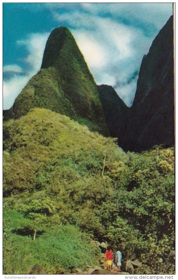 Hawaii Maui The Needle In Iao Valley Near Wailuku - Maui