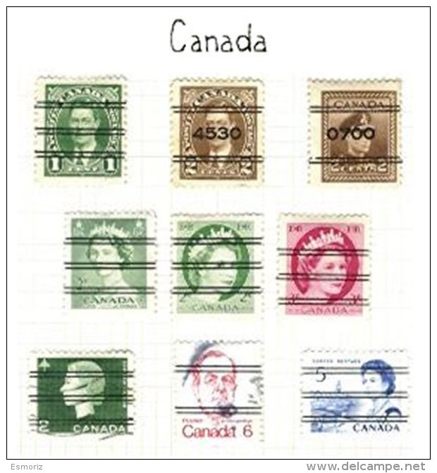 CANADA, Precancels, F/VF - Precancels