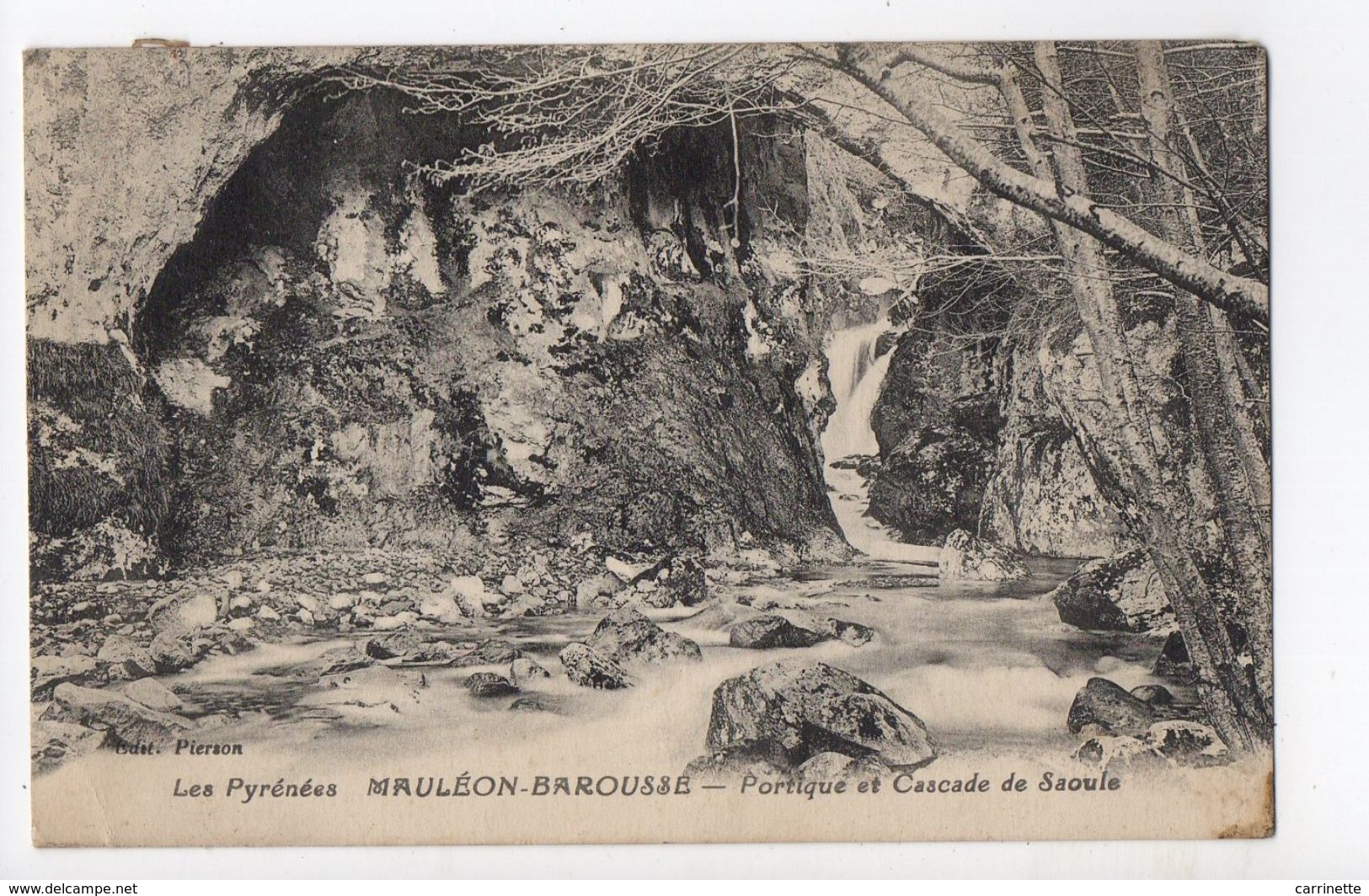 MAULEON BAROUSSE - 65 - Hautes Pyrénées - Cascade De Saoule - Mauleon Barousse
