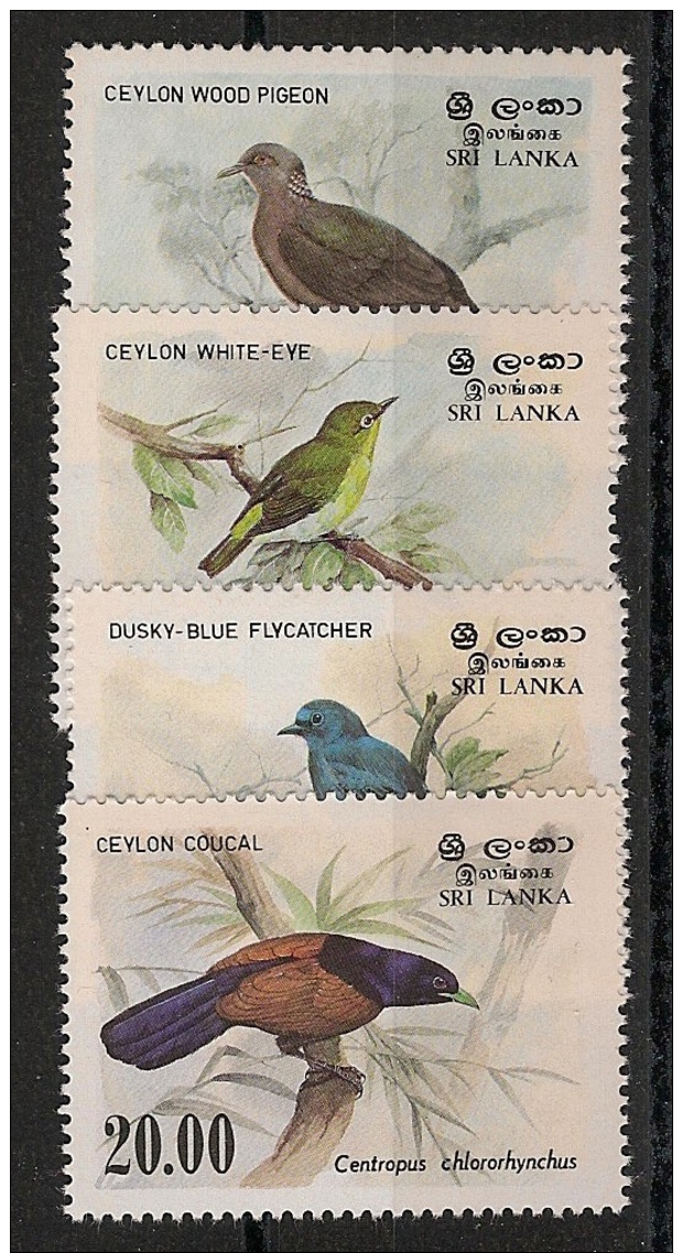 Sri Lanka - 1983 - N°Yv. 660 à 663 - Faune / Oiseaux - Neuf Luxe ** / MNH / Postfrisch - Sri Lanka (Ceylan) (1948-...)