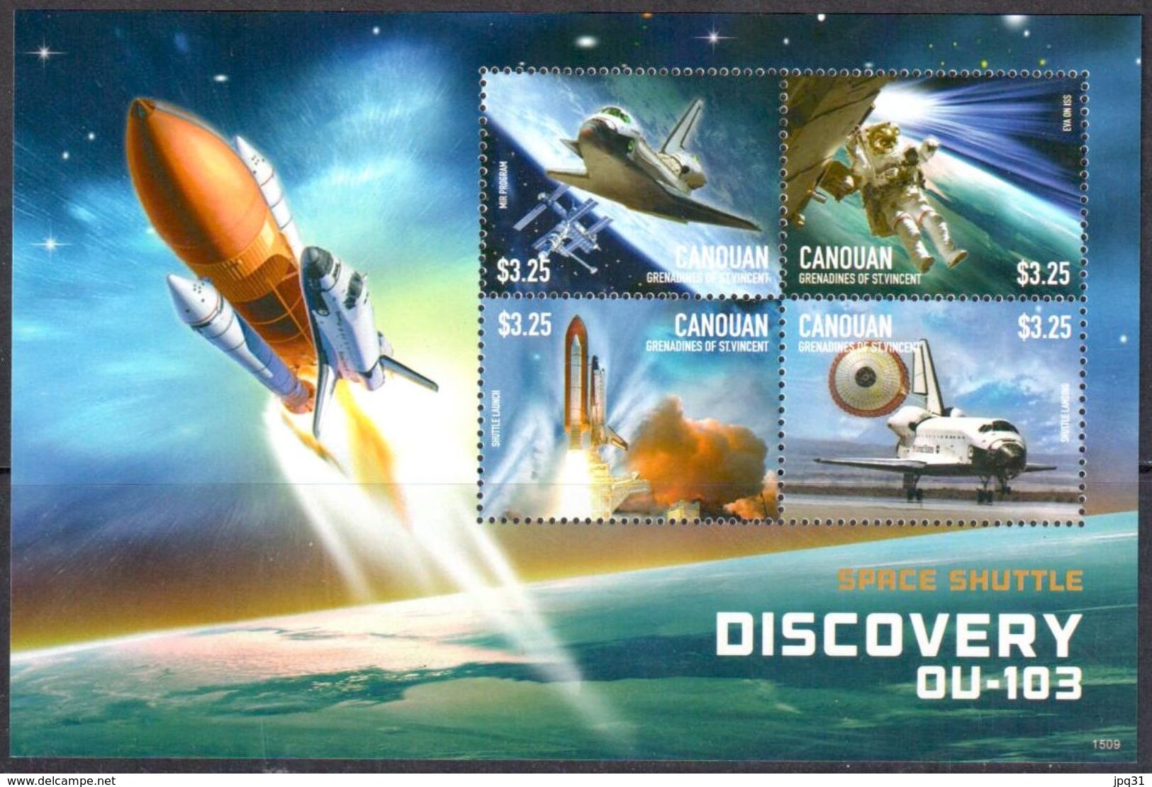 Canouan - Navette Space Shuttle Discovery ** - 2015 - St.Vincent & Grenadines