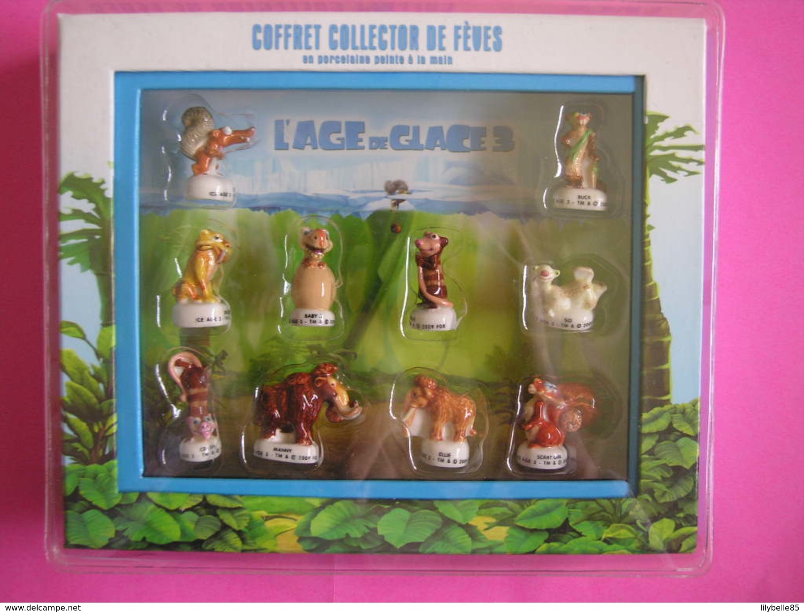 Coffret Collector Série Complète De 10 Fèves Dont 2 Hors Série L' AGE DE GLACE 3 ( Feve ) - Cartoons