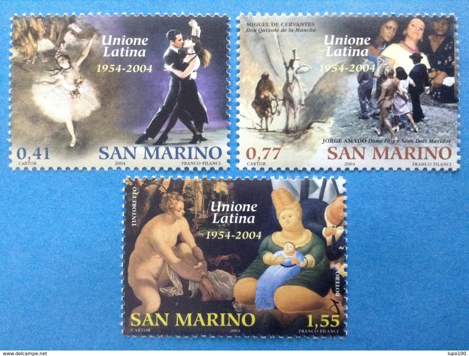 2004 SAN MARINO FRANCOBOLLI NUOVI STAMPS NEW MNH** UNIONE LATINA - - Nuovi