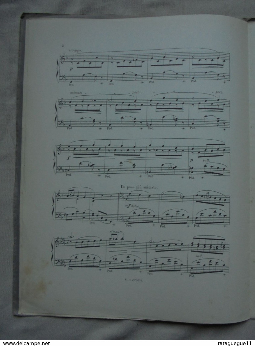 Ancien - Partition IDYLLE Pour Piano Par Ch. Neustedt Op. 22 - Instruments à Clavier