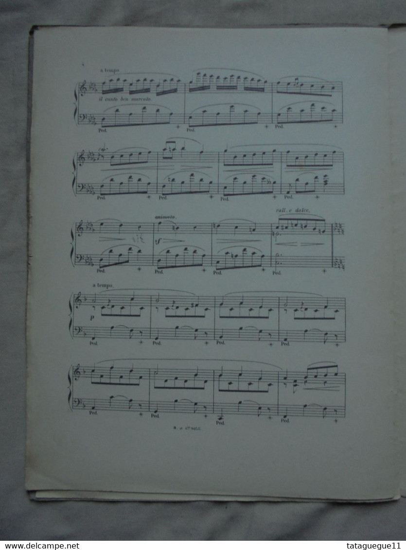 Ancien - Partition IDYLLE pour piano par Ch. Neustedt Op. 22