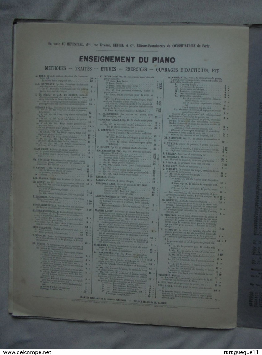 Ancien - Partition IDYLLE pour piano par Ch. Neustedt Op. 22