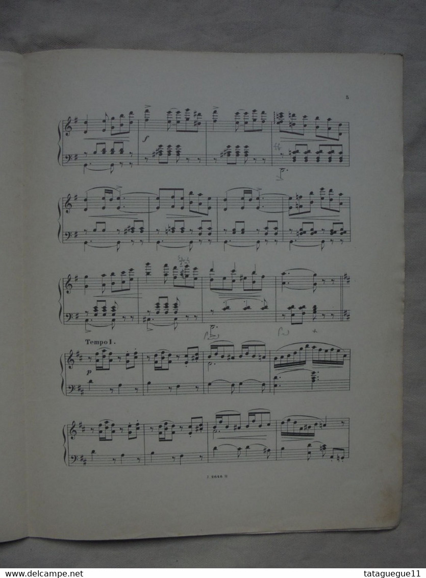 Ancien - Partition SCHERZETTO pour piano par Paul Vidal