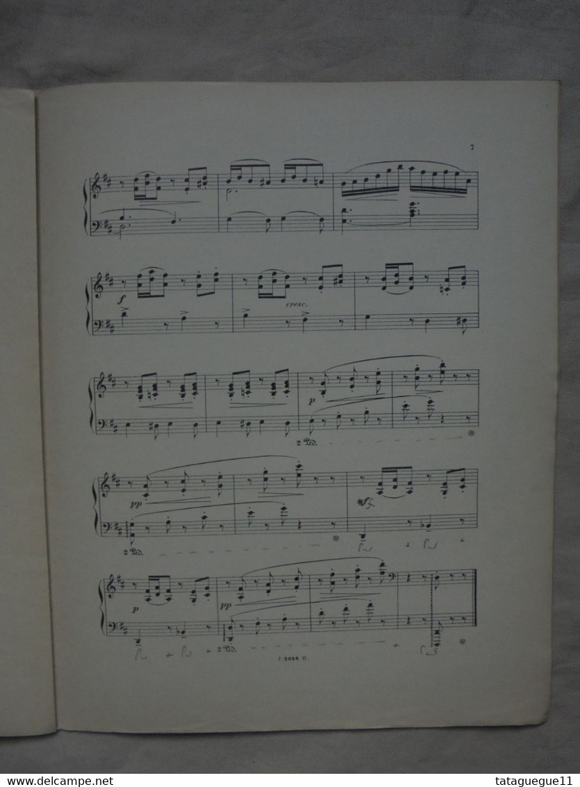 Ancien - Partition SCHERZETTO pour piano par Paul Vidal