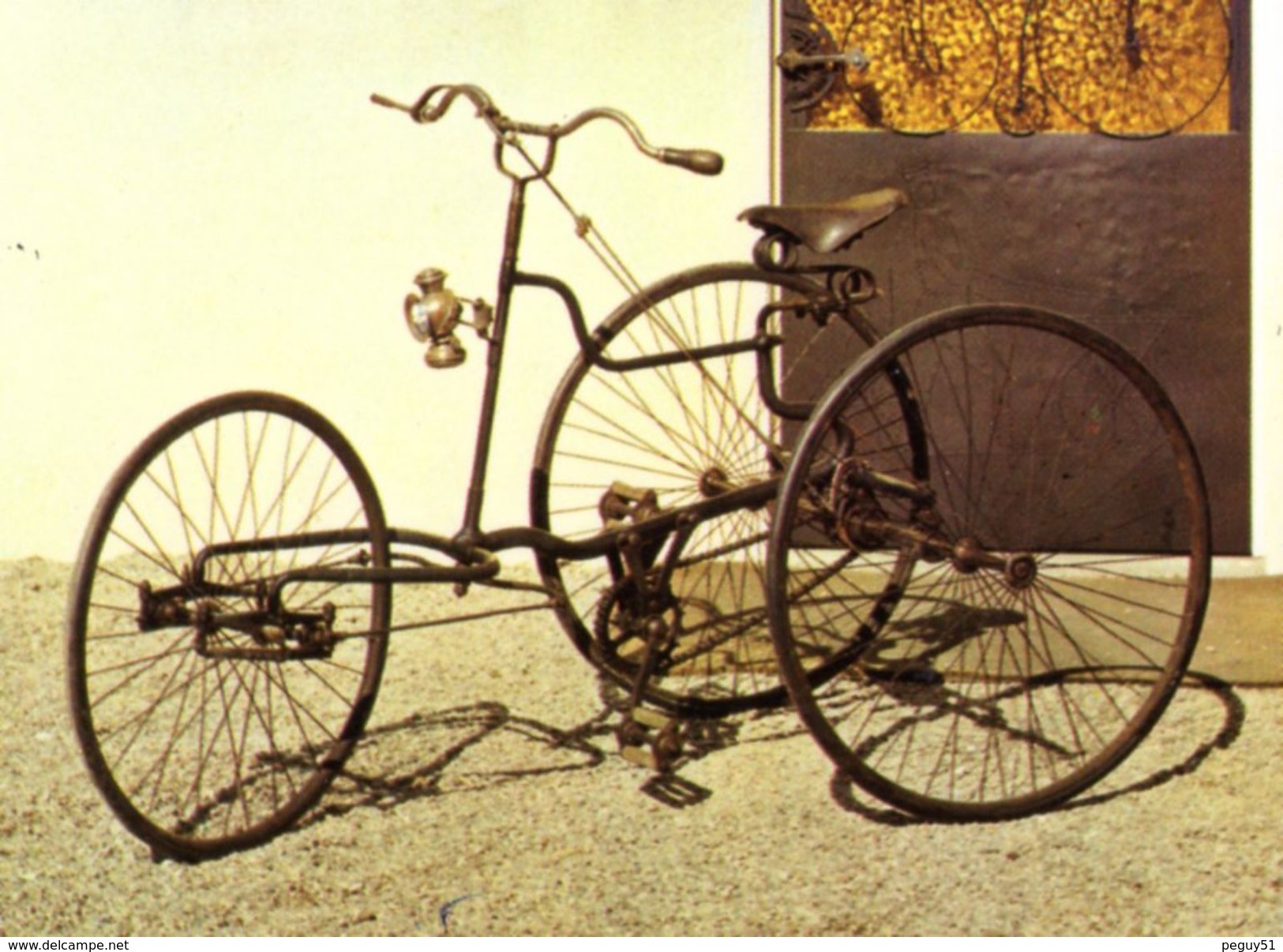 Tricycle Quadrant ( 1885 - Birmingham). Musée De La Moto Et Du Vélo à Lunéville. Collection Maurice Chapleur. 1987 - Autres & Non Classés