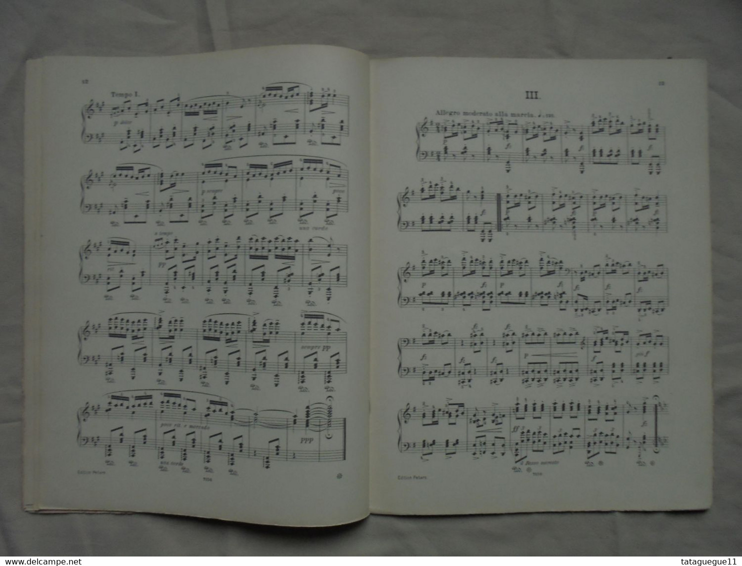 Ancien - Partition Danses Norvégiennes de Grieg pour piano