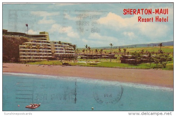 Hawaii Maui Sheraton-Maui Resort Hotel 1966 - Maui