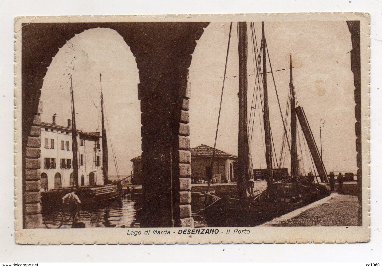 Desenzano (Brescia) - Il Porto - Viaggiata Nel 1929 - (FDC6006) - Brescia