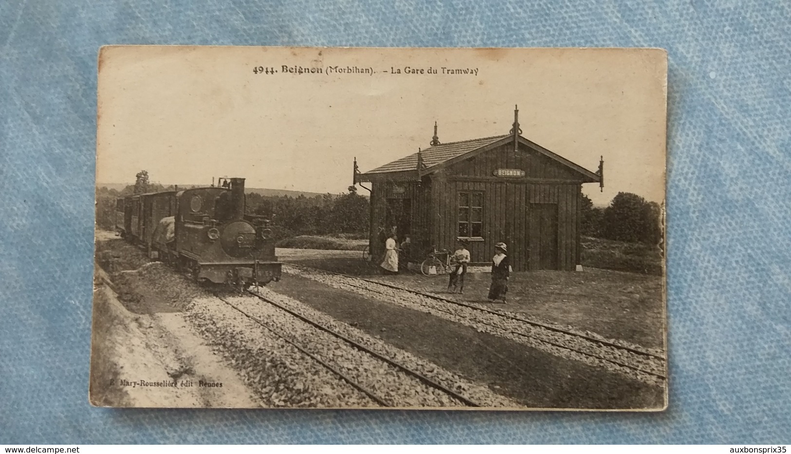 BEIGNON - LA GARE DU TRAMWAY - 56 - Sonstige & Ohne Zuordnung