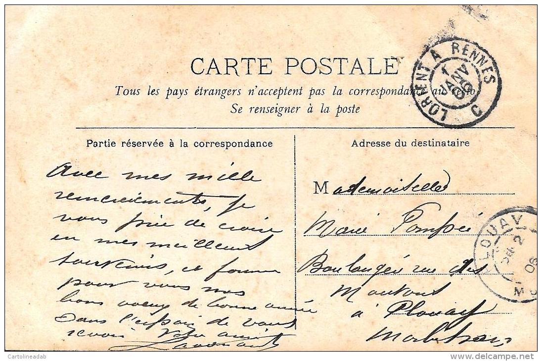 [DC11042] CPA - FOTOGRAFIA - ESTUDIANTINA - Viaggiata 1906 - Old Postcard - Fotografia