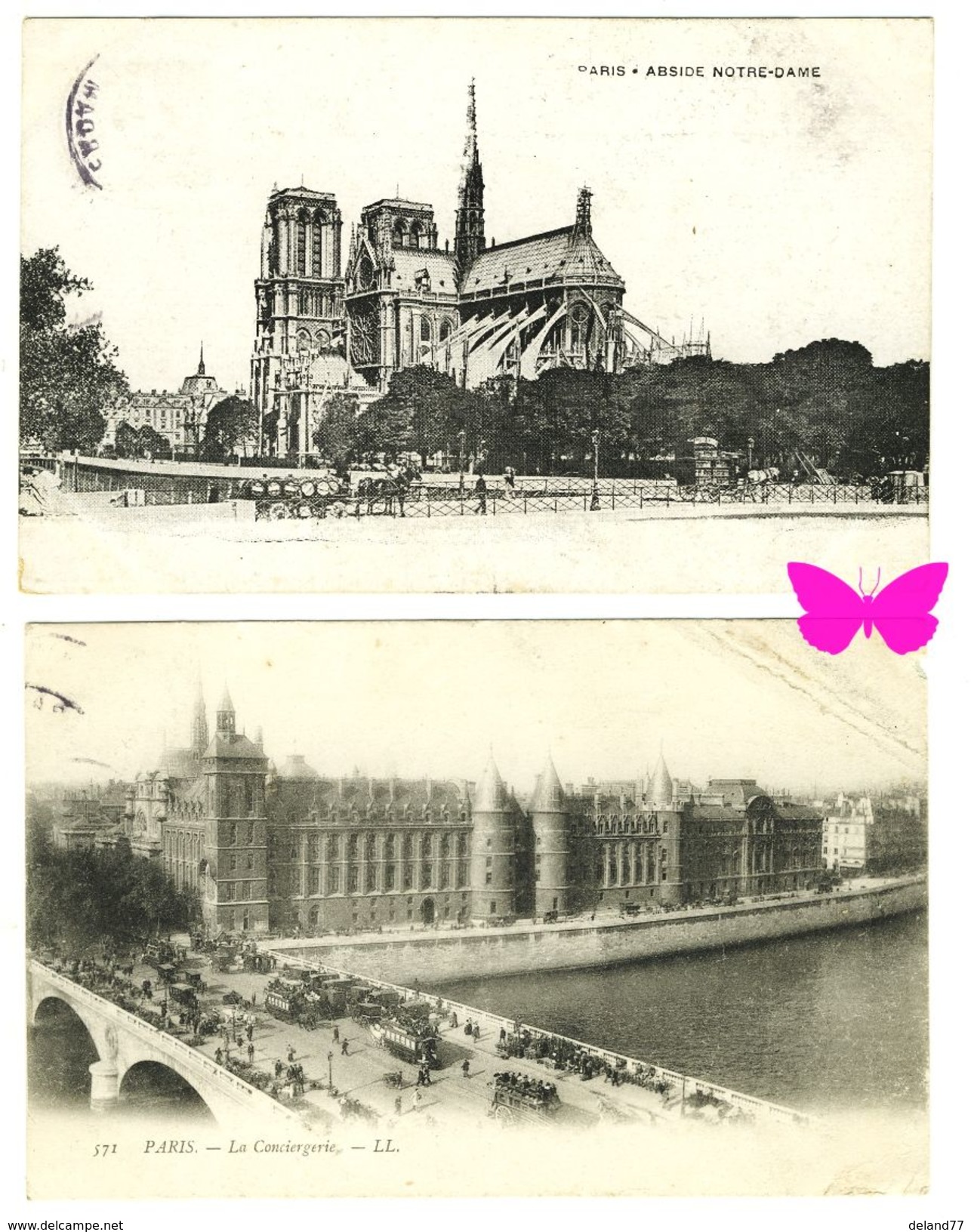 PARIS - LOT de 39 Cartes