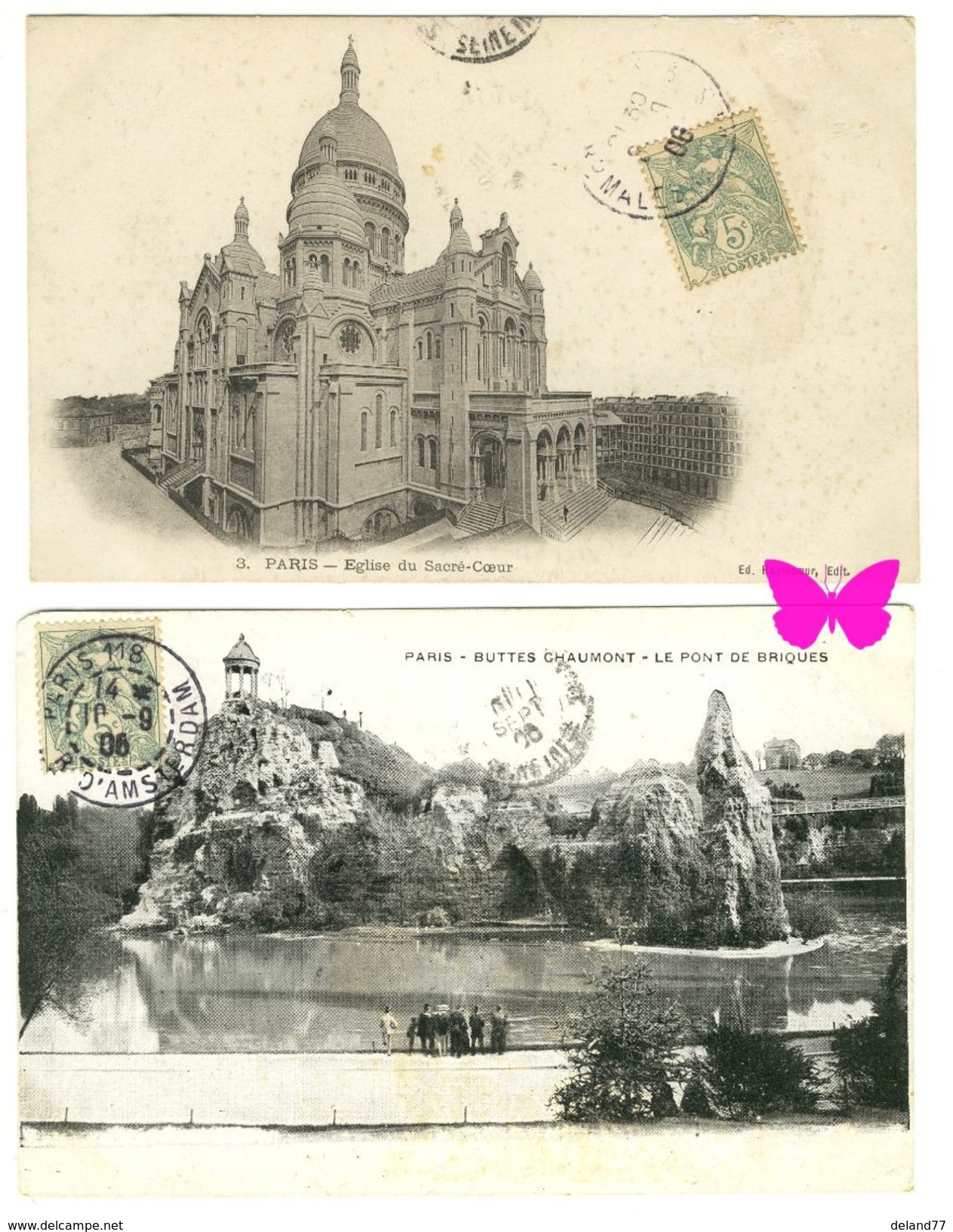 PARIS - LOT de 39 Cartes