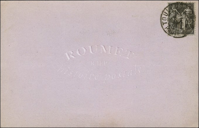 Càd TOULOUSE / N° 83 Sur Carte Publicitaire Imprimée P. Hérail Et F. Colinet (tondeuse Pour Chevaux) Envoyée Sans Adress - 1876-1878 Sage (Type I)