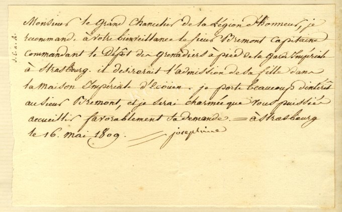 JOSÉPHINE BONAPARTE, Marie Joséphe Rose Tascher De La Pagerie, Dite Joséphine De Beauharnais (1763-1814), Impératrice De - Other & Unclassified