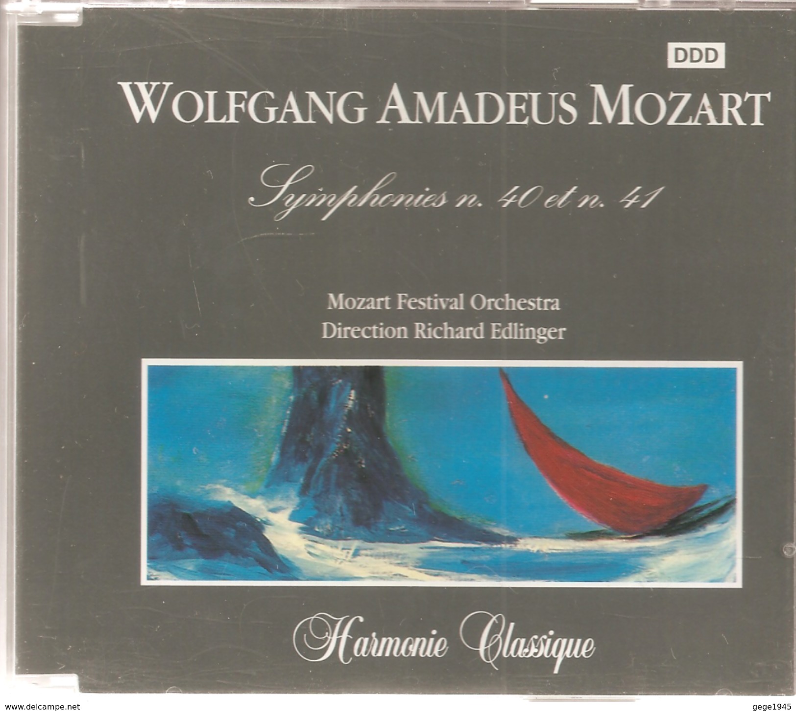 CD    Mozart  "  Symphonies N° 40  &  41 Par Festival Orchestra  De 1993  Avec  7  Titres - Klassik