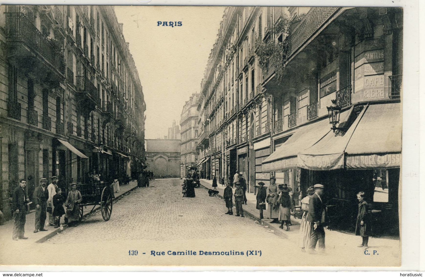 Paris- Rue Camille Desmoulins,- C.P. No 139 - Distretto: 11