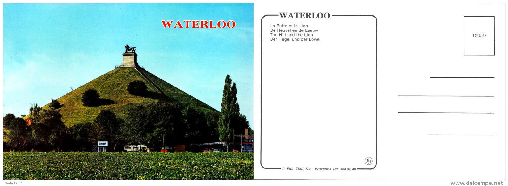Waterloo, La BUTTE Et Le LION Ed. THILL N° 150/27 NELS - Waterloo