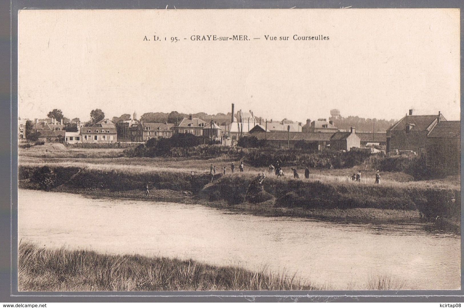 GRAYE - Sur - MER . Vue Sur Courseulles . - Autres & Non Classés