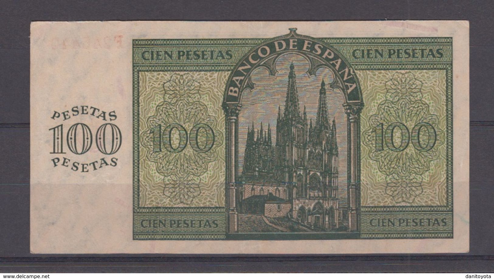 EDIFIL 421a.  100 PTAS 21 DE NOVIEMBRE DE 1936. SERIE F.  CONSERVACIÓN - 100 Pesetas