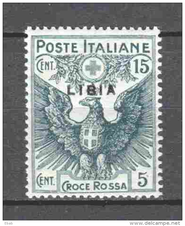 Italian Libya 1915 Mi 17 MH - Libia