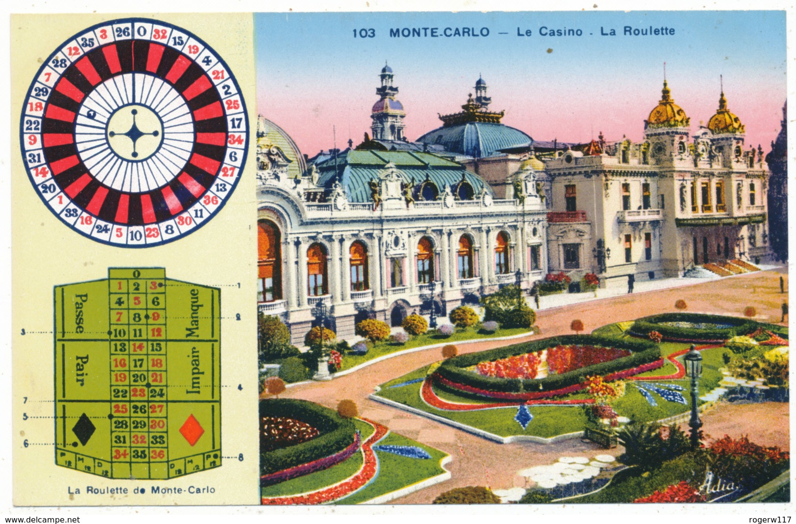 Monte Carlo - Le Casino - La Roulette - Casino